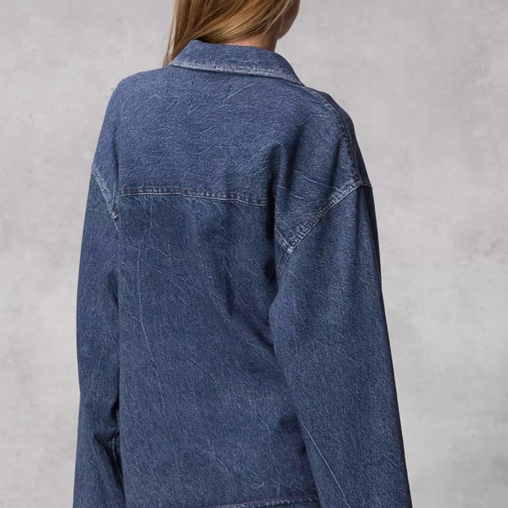 Rag& Bone Miramar Emily Popover Shirt in Penny Wash size small - Picture 4 of 6